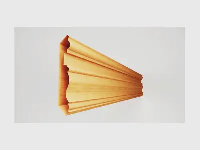Lepnina wooden moulding 3D model