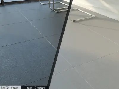 Ariana Canvas Set 3D model