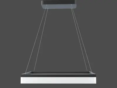 Light 7 model square led pendant 3D model