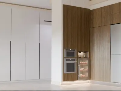 Modern Living room Low-poly 3D model