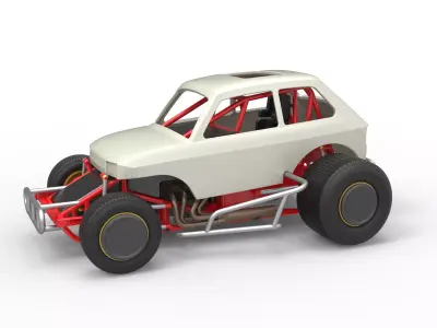 Super rod Version 2 Scale 1 to 25 3D print model