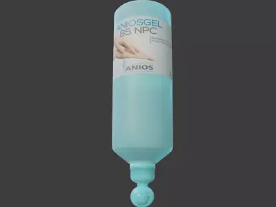 Hydroalcoholic Gel Dispenser Low-poly 3D model