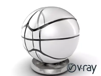 Molten GGX Basketball and Stand Model Pack Low-poly 3D model