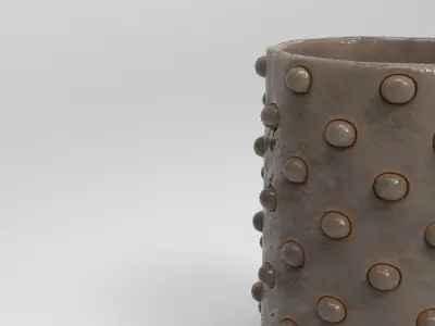 Yuyu Vase Low-poly 3D model