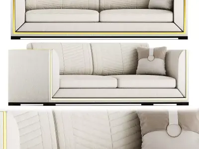 Salzbourg Sofa 3d model Low-poly 3D model