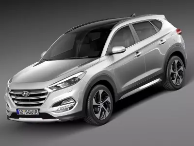 Hyundai Tucson EU-Version 2016 3D model
