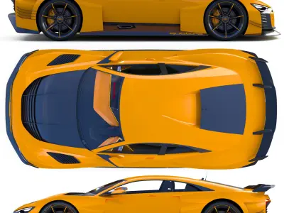 Audi Vision GT Custom 3D model