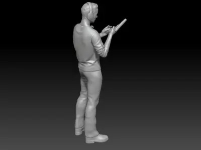 Shooting Range boy 3 3D print model