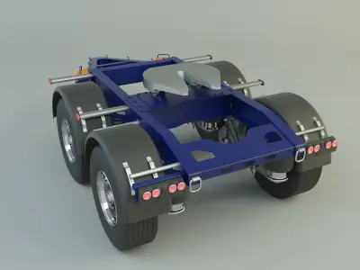 truck trailer 5 model 3D model