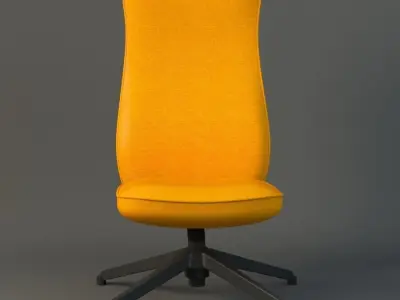 Pilot Chair knoll 3D model