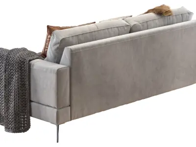 Capri sofa 210 cm 3D model