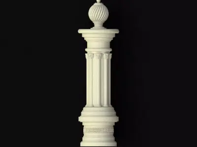decorative pillar 3D model purchase