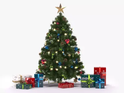 Christmas Tree 3D model 10