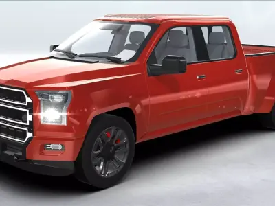 Generic Pickup Realtime Low-poly 3D model