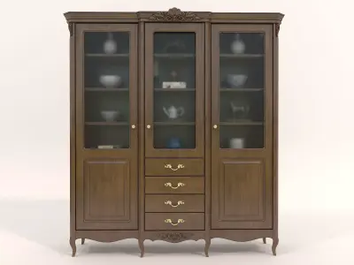 Classic European style Cabinet Collection 4 3D model