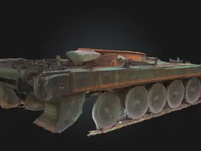 Rusting Remnants  Echoes of a Forgotten Past 3D model