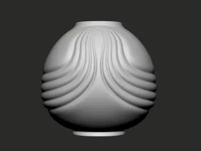 Wavy Vase 3D print model