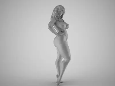 Robust Woman 3D print model