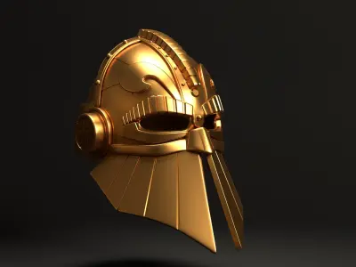 Warhammer helmet  Free 3D print model