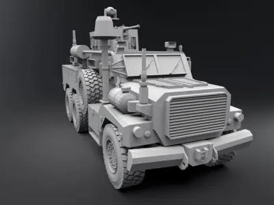 Cougar MRAP HE Scale Model 3D print model