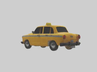 Classic Taxi Cab model 3D model