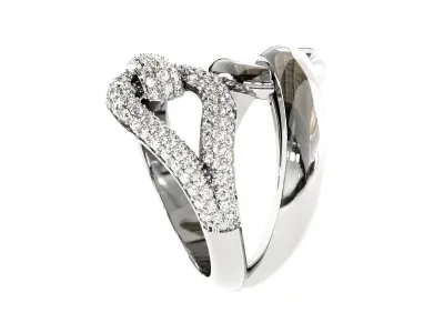 Fancy ring 3D print model order