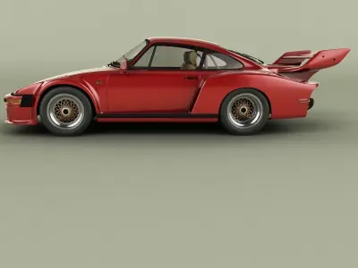 Porsche 911 935 Strassenversion 3D model