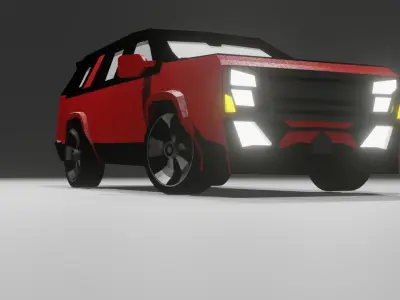 7 seater chamesku car 3D model