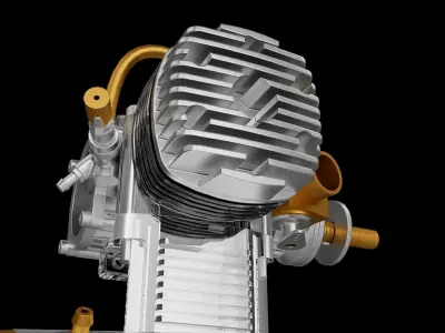 Model Engine  91 v2 3D print model