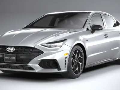 Hyundai Sonata US N-Line 2020 3D model