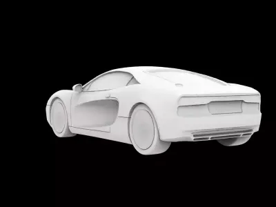 Race Car 3D Printable Model 3D print model