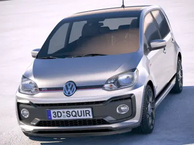 Volkswagen UP GTI 5-door 2018 3D model