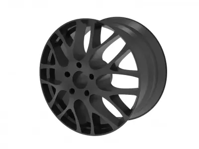 wheel rim model 3D print model