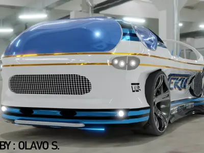 Hotwheels Deora 2 3D model