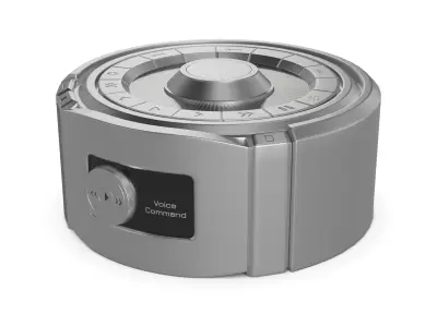 External GPS Low-poly 3D model