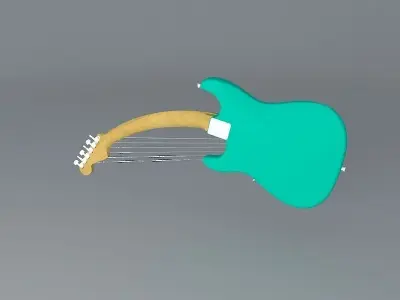 Steve Vais Flexable guitar Free 3D model