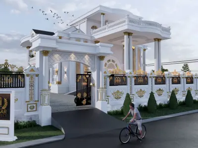 Luxury House large 2 Floor  3D model