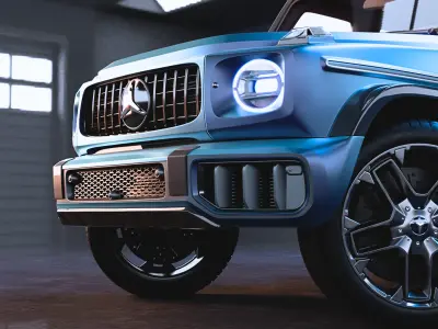 Mercedes-Benz G63 AMG Offroad Package Pro 2025 Rigged 3D model