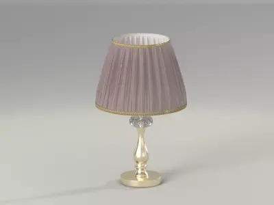 Golden Lamp Free 3D model