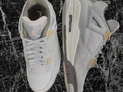 AIR JORDAN 4 CRAFT PHOTON DUST 3D SHOES Low-poly 3D model