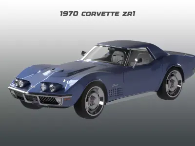 Chevrolet - 1970 - Corvette ZR1 3D model
