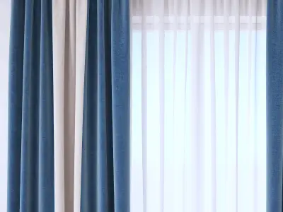 Set 102 Curtains 3D model