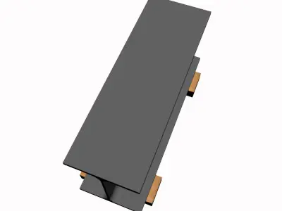 W10 Wide Flange Beam 3D model