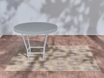 Round Table  3D model purchase