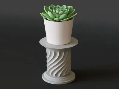 pedestal 04 3D print model