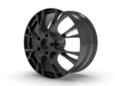 car wheel rim Free 3D print model