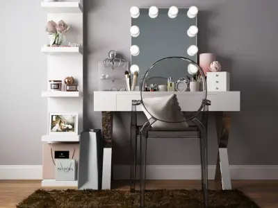 Dressing table 01 3D model