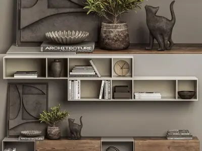 Lugano Wall Unit 3D model