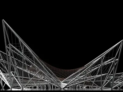 hexa pavilion  3D model