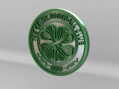 The Celtic Football Club Team Logo 3D model